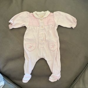 Newborn footie babygrow